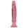 Crystal Jellies - Analdildo mit Saugnapf (pink)