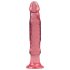 Crystal Jellies - Saugnapf Anal-Dildo (Pink)