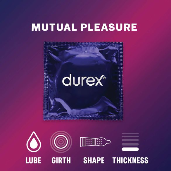 Durex Mutual Pleasure - verzögerndes Kondom (3 Stk.)