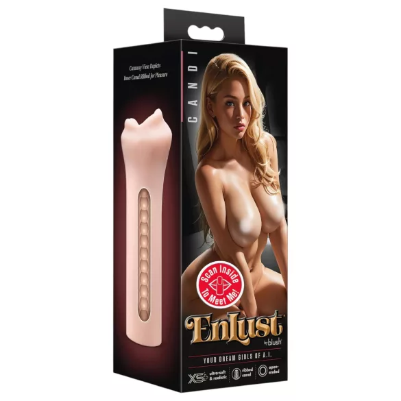 Enlust Candi - Kosmetisches Mundstück mit KI-Bildern (natur)