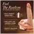 Blush Renaissance - naturgetreuer Dildo mit gleitender Vorhaut (hautfarben)