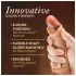 Blush Renaissance - naturgetreuer Dildo mit gleitender Vorhaut (hautfarben)