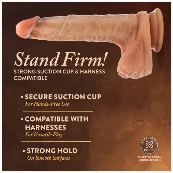 Blush Renaissance - naturgetreuer Dildo mit gleitender Vorhaut (hautfarben)