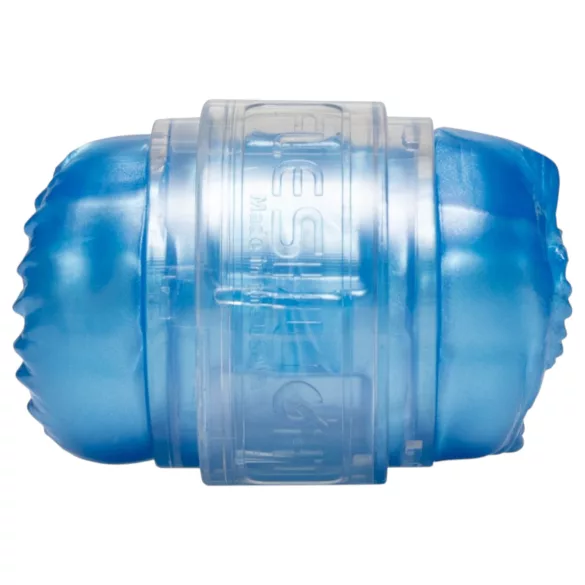 Fleshlight Quickshot Vantage - transparenter Doppel-Masturbator (blau)
