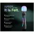 Paradise Illumination - leuchtender Massage-Wand-Vibrator (weiß)