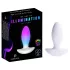 Paradise Illumination - leuchtender vibrierender Analplug (weiß)
