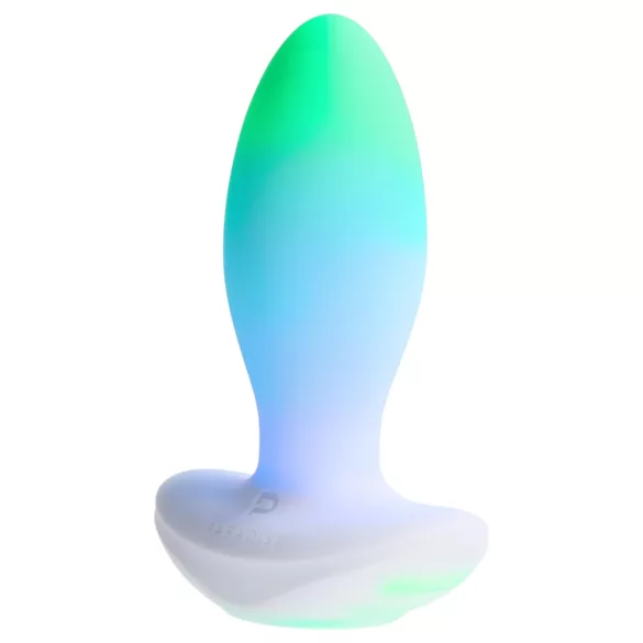Paradise Illumination - leuchtender vibrierender Analplug (weiß)