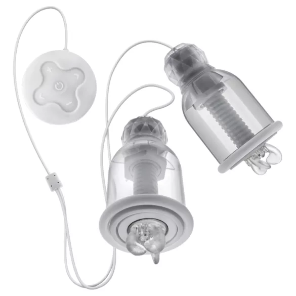 Blush Temptasia - drehbarer Nippelstimulator (transparent)
