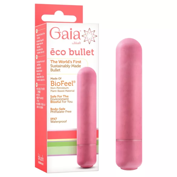 Gaia Eco M - umweltfreundlicher Stabvibrator (Koralle) - mittelgroß