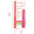 Gaia Eco M - umweltfreundlicher Stabvibrator (Koralle) - mittelgroß