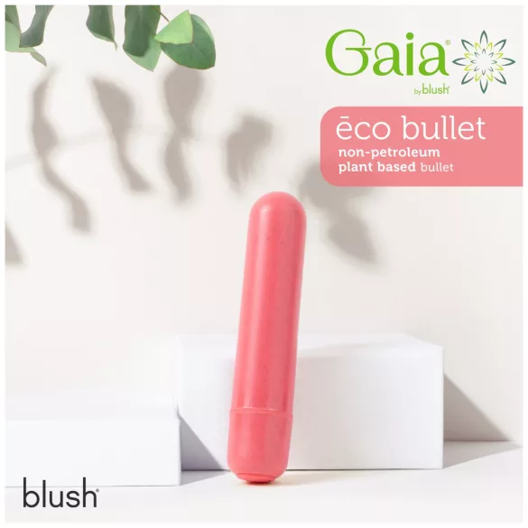Gaia Eco M - umweltfreundlicher Stabvibrator (Koralle) - mittelgroß