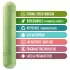 Gaia Eco M - umweltfreundlicher Stabvibrator (grün) - mittelgroß