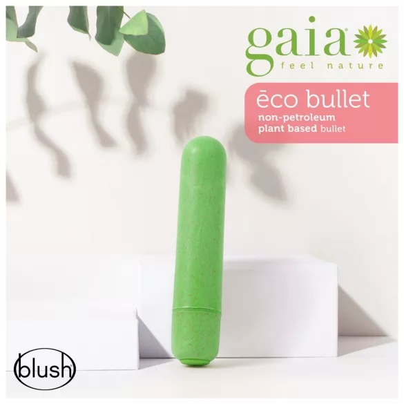 Gaia Eco M - umweltfreundlicher Stabvibrator (grün) - mittelgroß