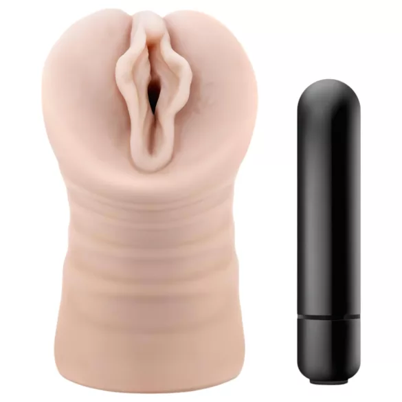 M for Men Ashley - vibrierende Kunstvagina (natur)