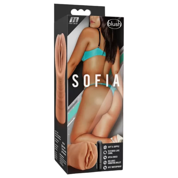 M Für Männer Sofia - Vibrationsvagina (natur)