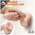 blush Dr. Skin Glide realistische Dildo - 21,5 cm, mit Hoden