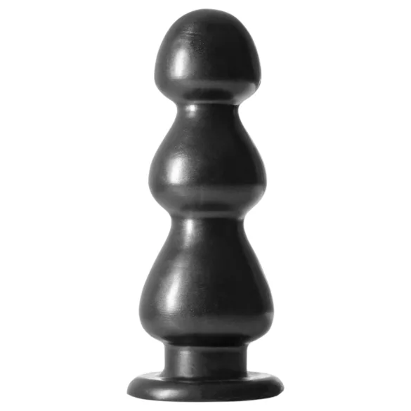 Blush Jet - Haftfuß, perlenbesetzter Dildo (schwarz)