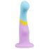 Avant Herz aus Gold - bunter Saugnapfdildo