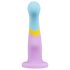Avant Herz aus Gold - bunter Saugnapfdildo