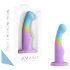 Avant Herz aus Gold - bunter Saugnapfdildo