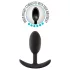 Anal Abenteuer Platinum M - Analplug - Schwarz (Mittel)