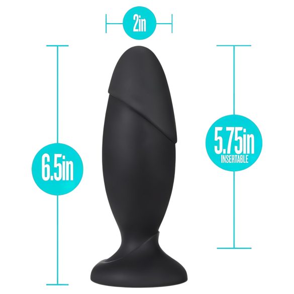 Anal Abenteuer Platin Rakete - großer Anal Plug (schwarz)