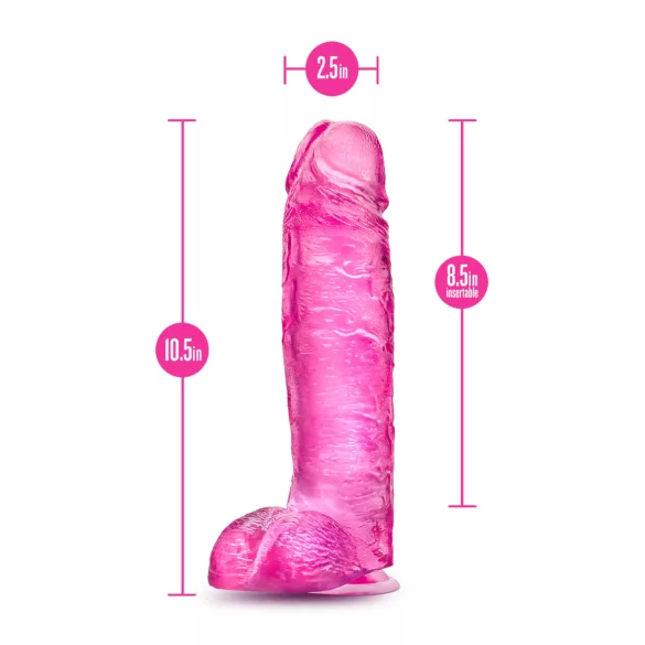 Blush B Yours Plus - realistischter Dildo (rosa)
