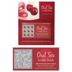 Kheper Games - Oralsex Rubbellos - 8 Stück