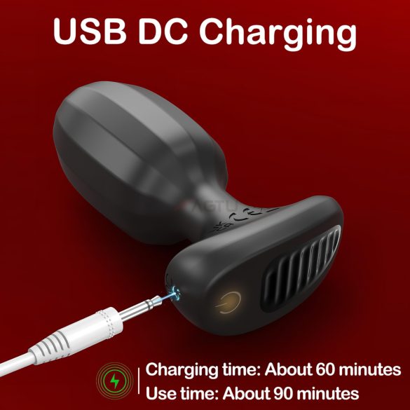 AlvUp - Intelligenter Analvibrator (Schwarz)