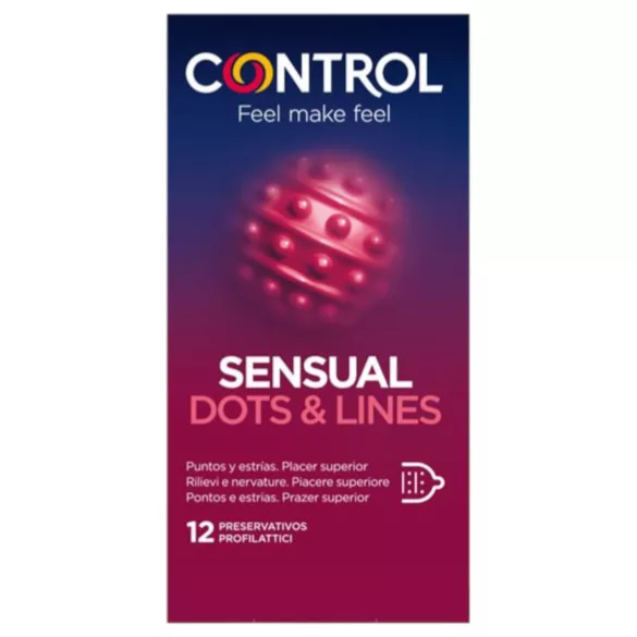 Control - gerippt, genopptes Kondom (12 Stk)