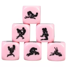 Secret Play - Kamasutra Sexstellungen-Würfel (rosa)
