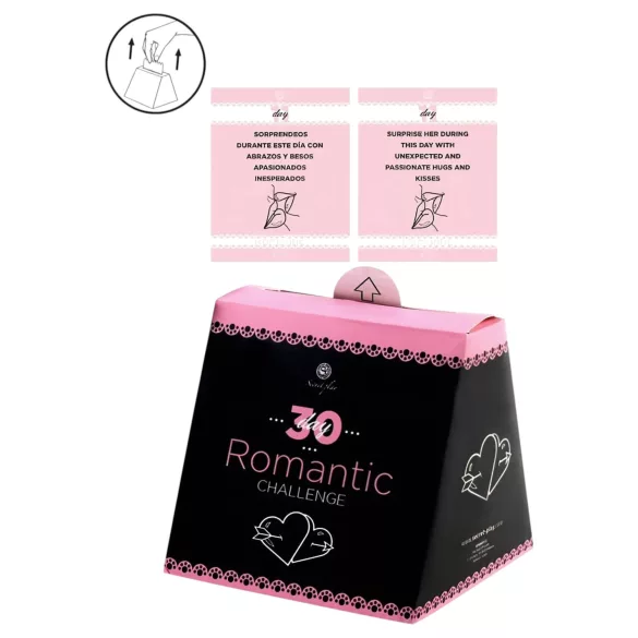 Secret Play 30 Day Romantic Challenge - romantische Challenge als Kartenspiel (Englisch, Spanisch)