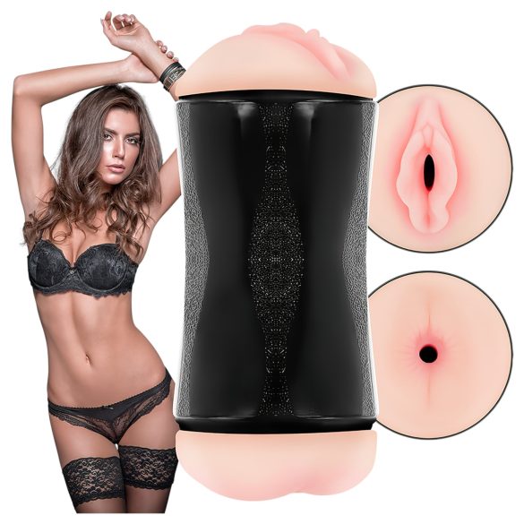 JamyJob - Vagina- und Anus-Masturbator (natur)