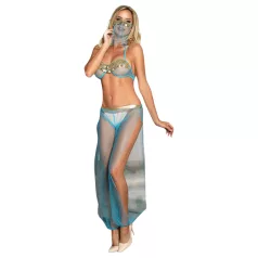   Subblime - Sexy Harem-Dame Kostüm mit Schleier (blau) - L/XL