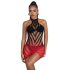 Subblime 952242 - Netzkleid mit Farbverlauf (Rot) - XS-M