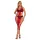 Subblime 952327 - rotes Netzkleid mit Kreuzträgern (S-L)