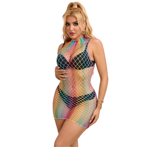 Subblime 952433 - Regenbogen-Netzkleid - S-L