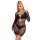 Subblime 952464 - Netz-Minikleid mit Schleife - Schwarz - S-L