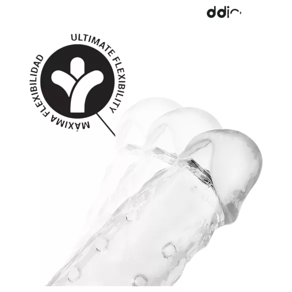Addicted Toys - Penismantel mit Hodenring - 23cm (transparent)