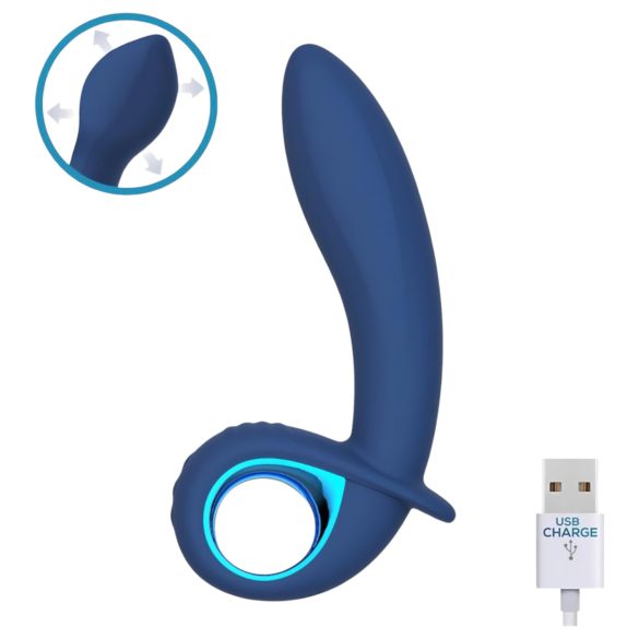 INTOYOU Palha - wiederaufladbarer, aufblasbarer Vibrator (blau)