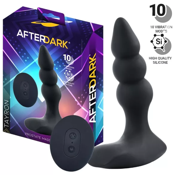 AfterDark - vibrierender Prostatamassager (schwarz)