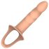 Action StrapOn S - anlegbarer, hohler Dildo (natur)