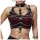 Adalet Hilda - veganes Leder-Kettenharness (schwarz)