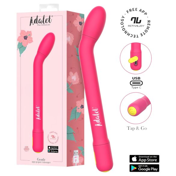 Adalet Gently - intelligenter G-Punkt- und Prostata-Vibrator (rosa)