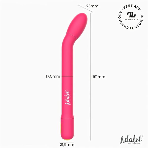 Adalet Gently - intelligenter G-Punkt- und Prostata-Vibrator (rosa)