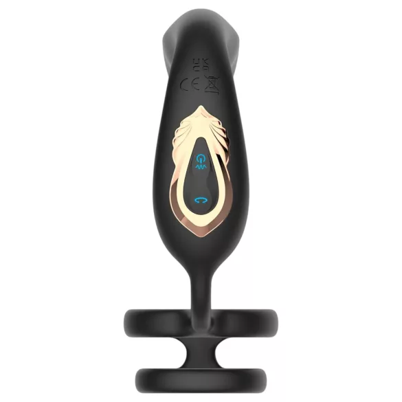 IntoYou Bruce - rotierender Prostata-Vibrator für das Radio mit Doppelschlaufe (schwarz)