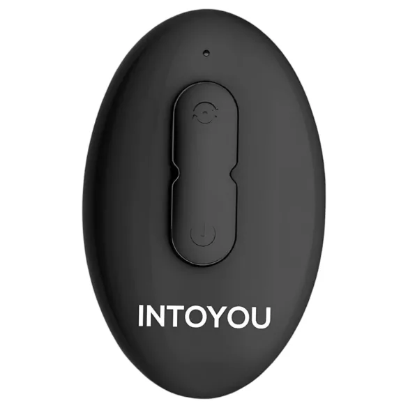 IntoYou Bruce - rotierender Prostata-Vibrator für das Radio mit Doppelschlaufe (schwarz)