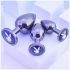 Playboy - Anal-Plug-Set - 3-teilig (silber)