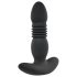 Playboy - Wiederaufladbarer stoßender Anal-Vibrator (schwarz)