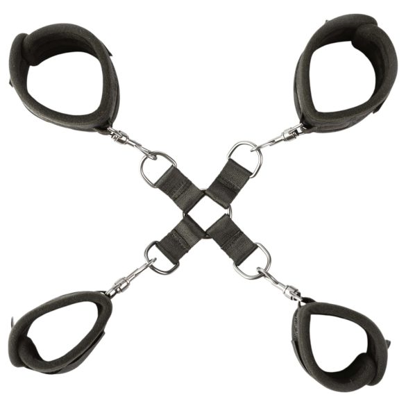 Sei Mio - Fuß- und Handfesseln (schwarz)